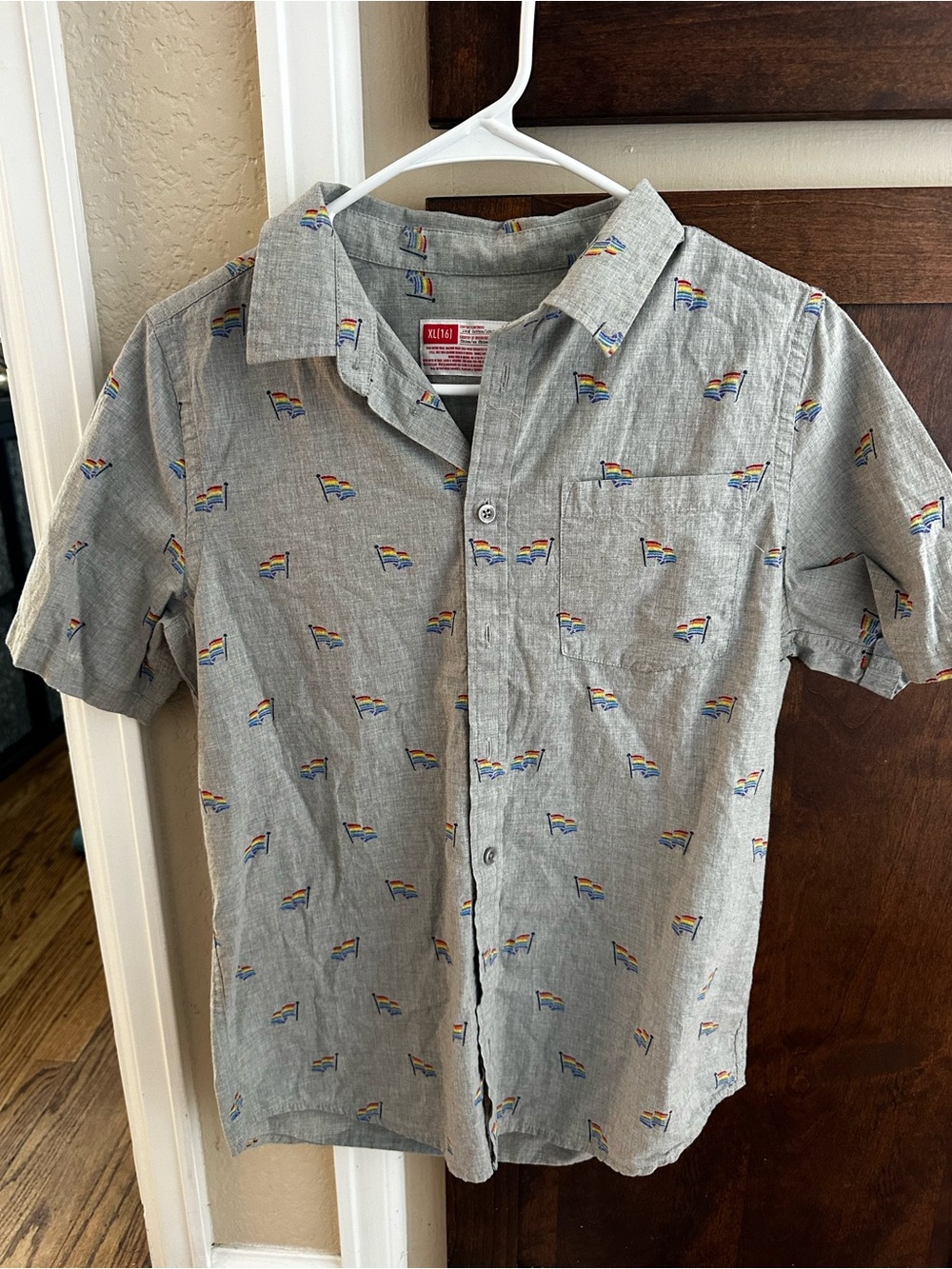 Target Pride Short Sleeve Button Down